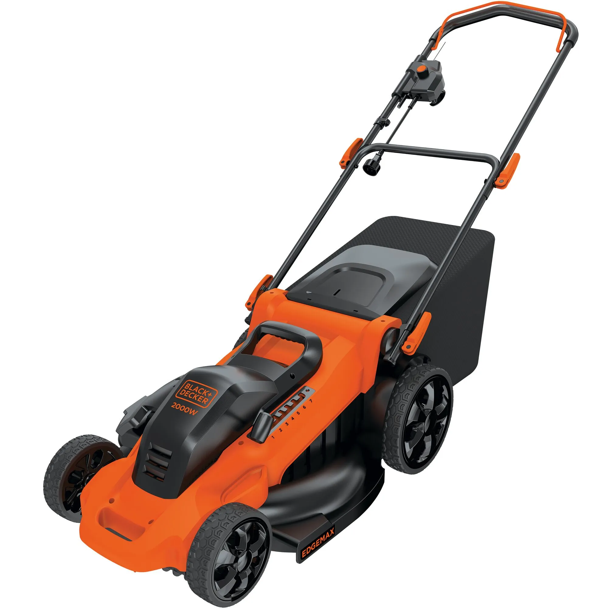 BLACK+DECKER LM2000-QS Elektrisk gr&auml;sklippare 2000 W (48 cm, 50 l)