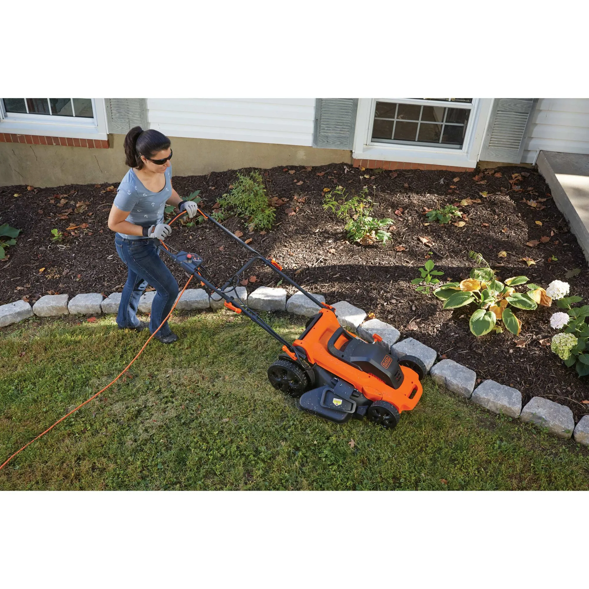 BLACK+DECKER LM2000-QS Elektrisk gr&auml;sklippare 2000 W (48 cm, 50 l)
