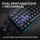 Logitech G512 X 75 Mechanical Gaming Keyboard, Gateron KS-20 Tactile, Black