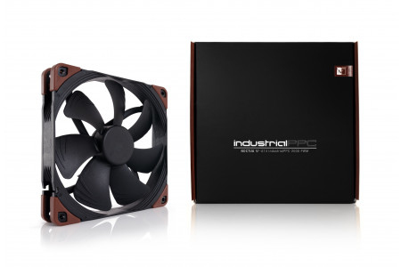 Noctua NF-A14 industrial PPC-2000, PWM, 140mm -kotelotuuletin, musta