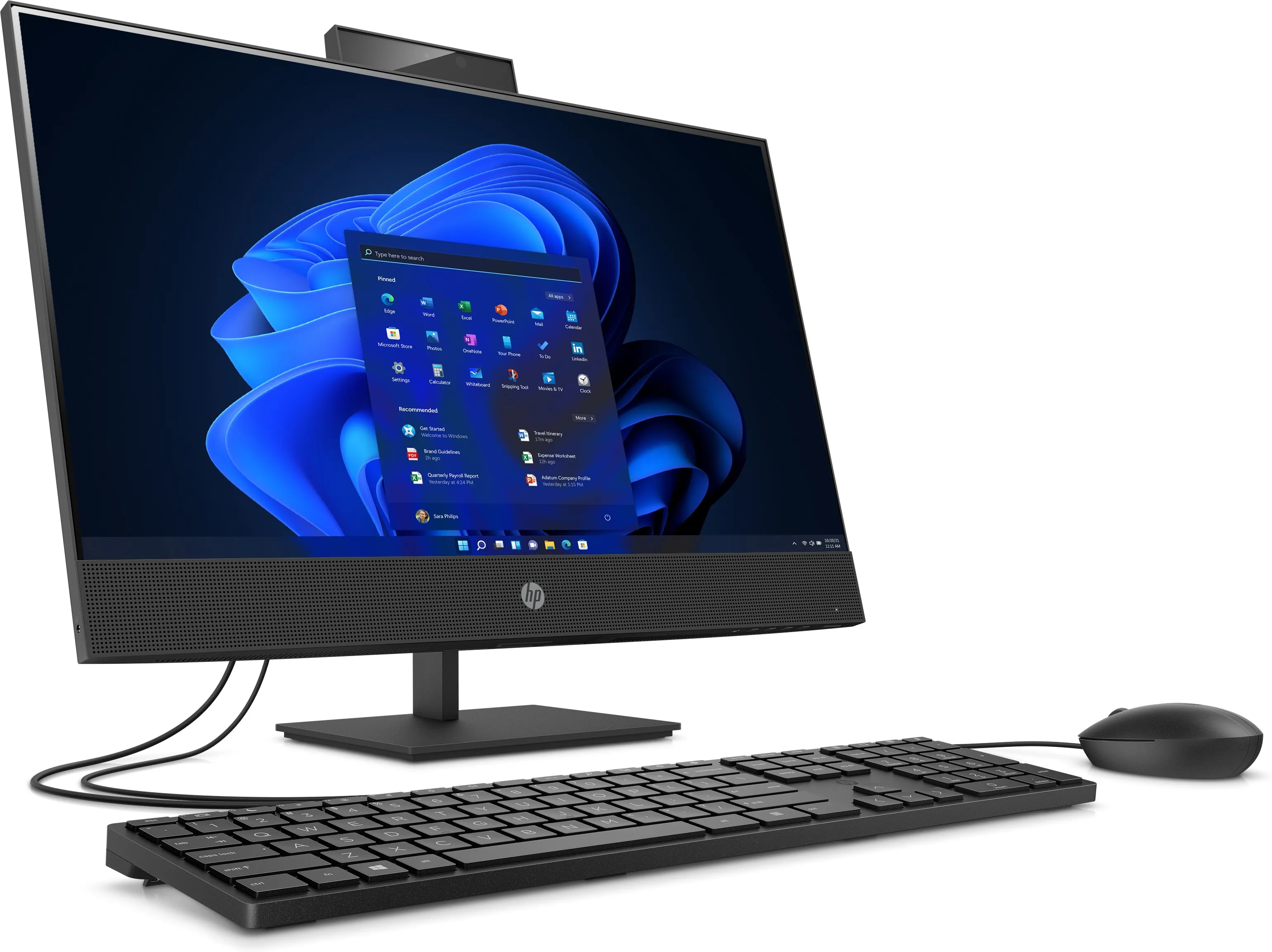 HP ProOne 440 G6 i5-10500T, 8GB, 256GB SSD, Win 10 Pro All-in-one, Black