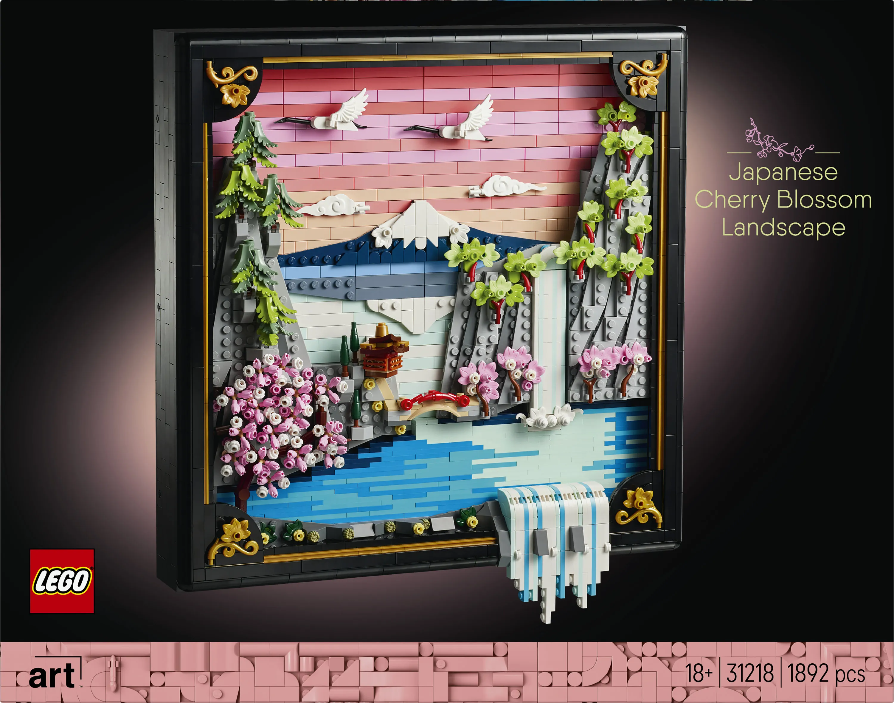 LEGO Art Japanese Cherry Blossom Landscape 31218