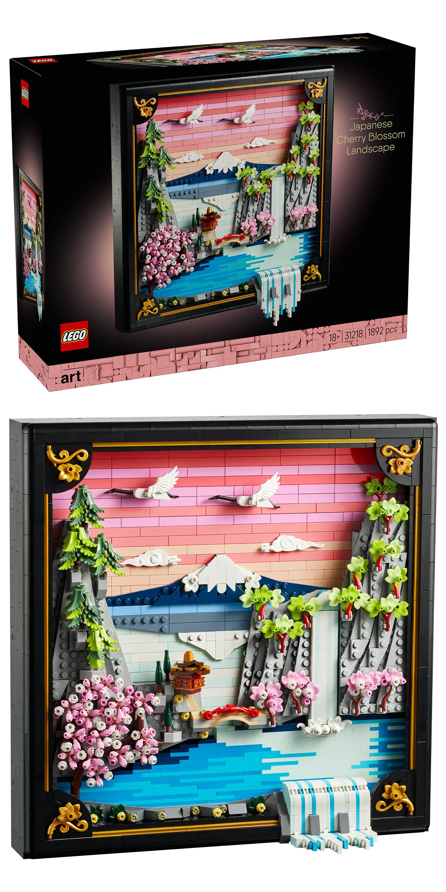LEGO Art Japanese Cherry Blossom Landscape 31218