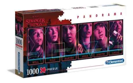 Clementoni High Quality Collection Panorama Stranger Things -palapeli, 1000 palaa