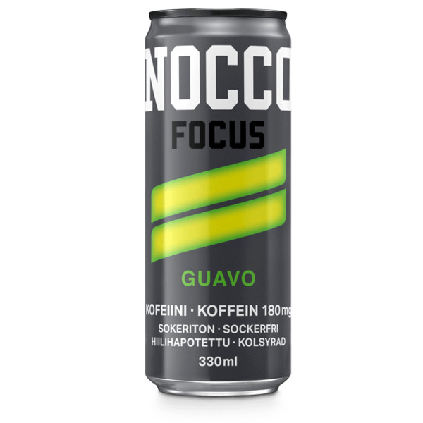 Nocco FOCUS Guavo -energiajuoma 24 x 330ml