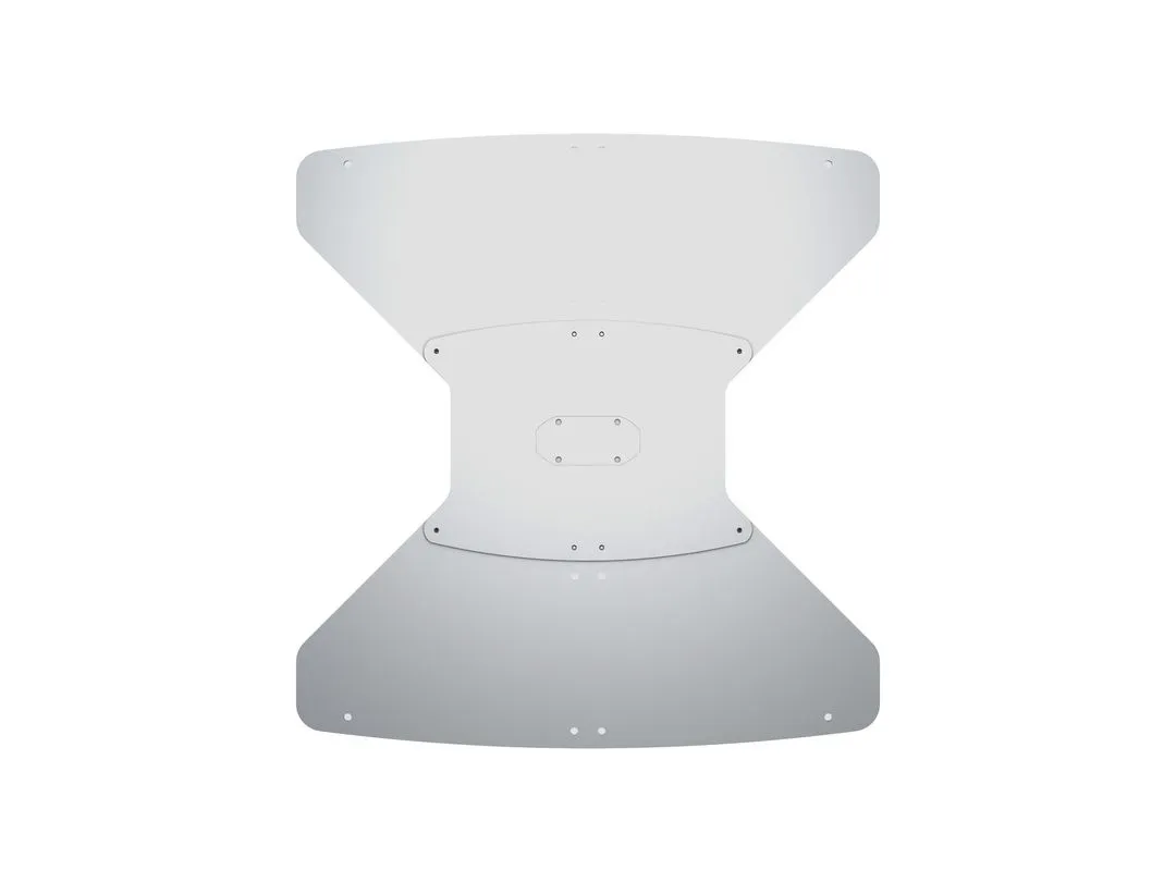 Multibrackets M Public Display Stand Floorstand Base B2B - Asennuskomponentti (jalus alusta) tuotteelle LCD-n&auml;ytt&ouml; - ter&auml;s - hopea - lattialla seisova