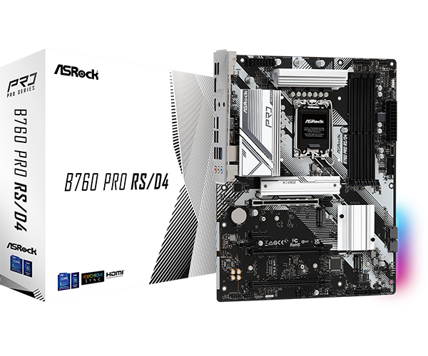 ASRock B760 Pro RS DDR4 ATX - motherboard