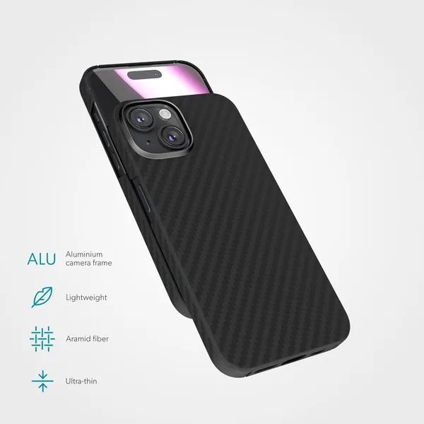 Epico Mag+ Carbon Case for iPhone 16 Plus - black