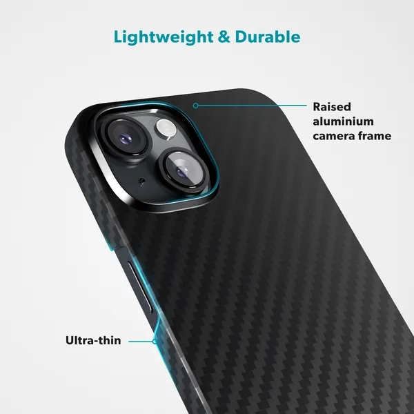 Epico Mag+ Carbon Case for iPhone 16 Plus - black