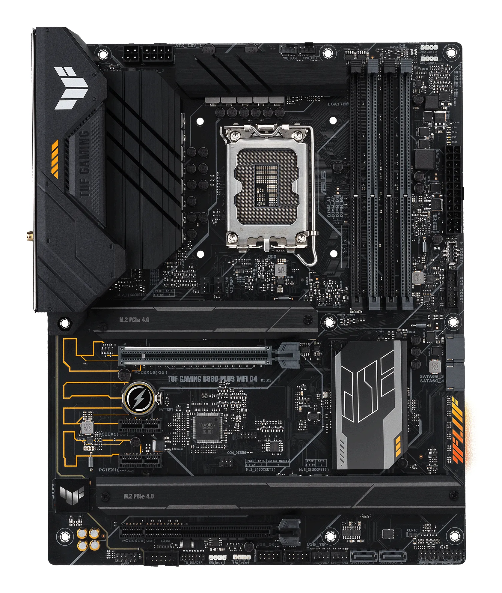 Asus TUF GAMING B660-PLUS Wi-Fi DDR4 ATX-emolevy