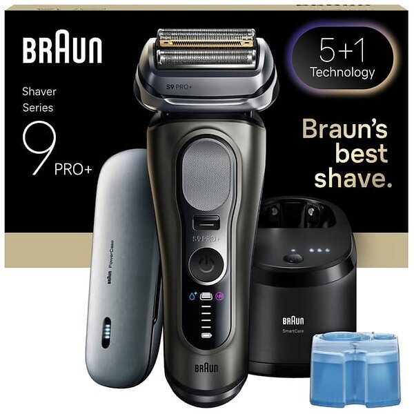 Braun Series 9 Pro+ 9675cc v&aring;t- och torrakning rakapparat, grafit