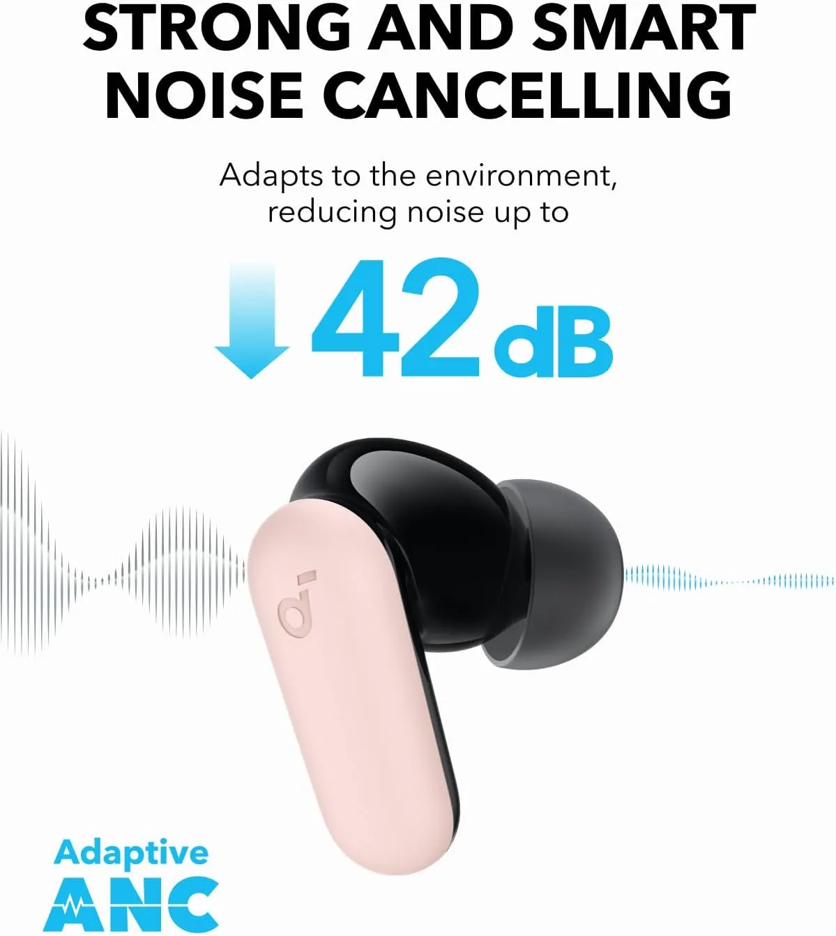Anker Soundcore A30i TWS - wireless earbuds, Pink