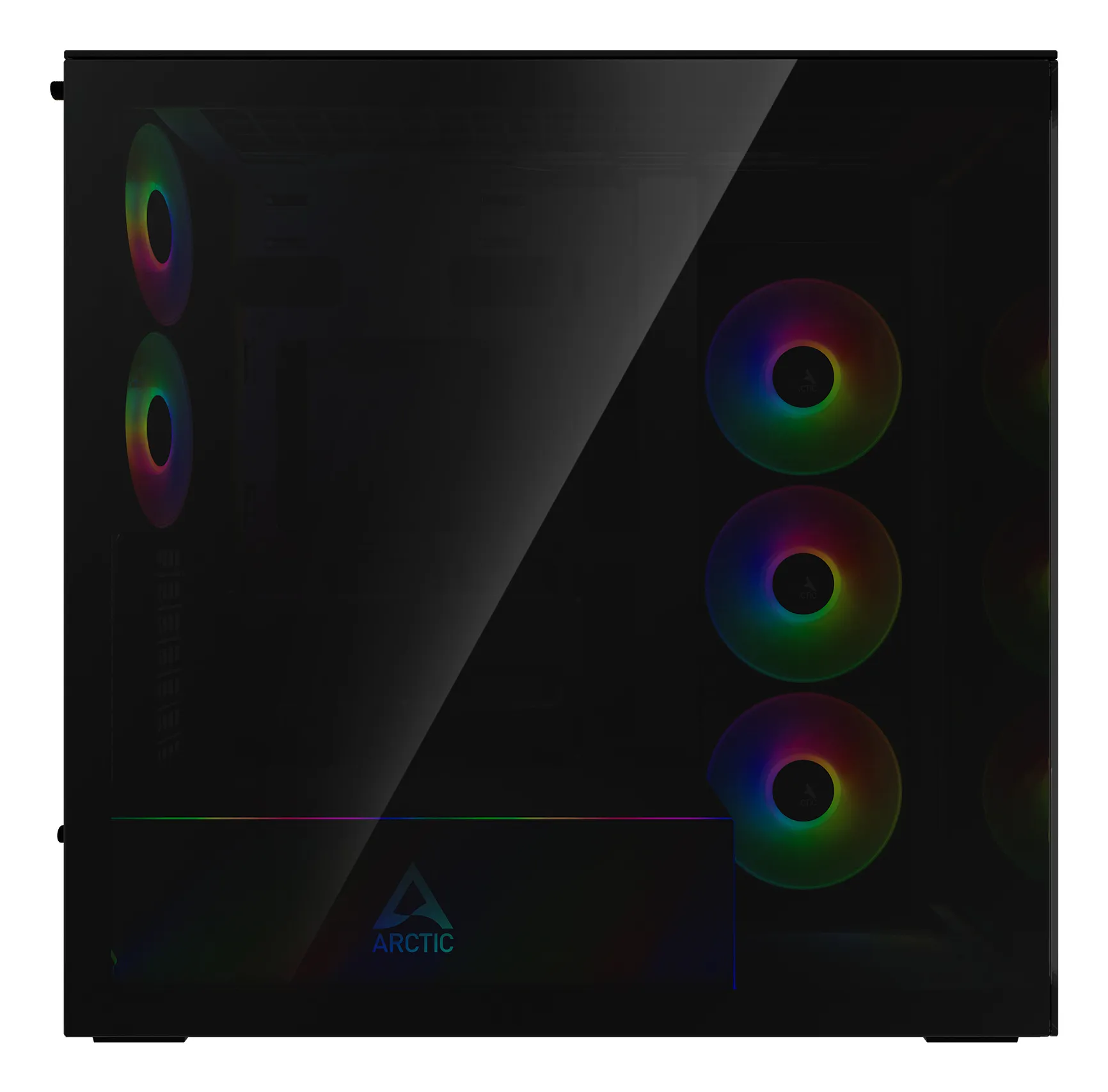 Arctic Xtender 5x A-RGB Fans E-ATX - mid case with window, Black