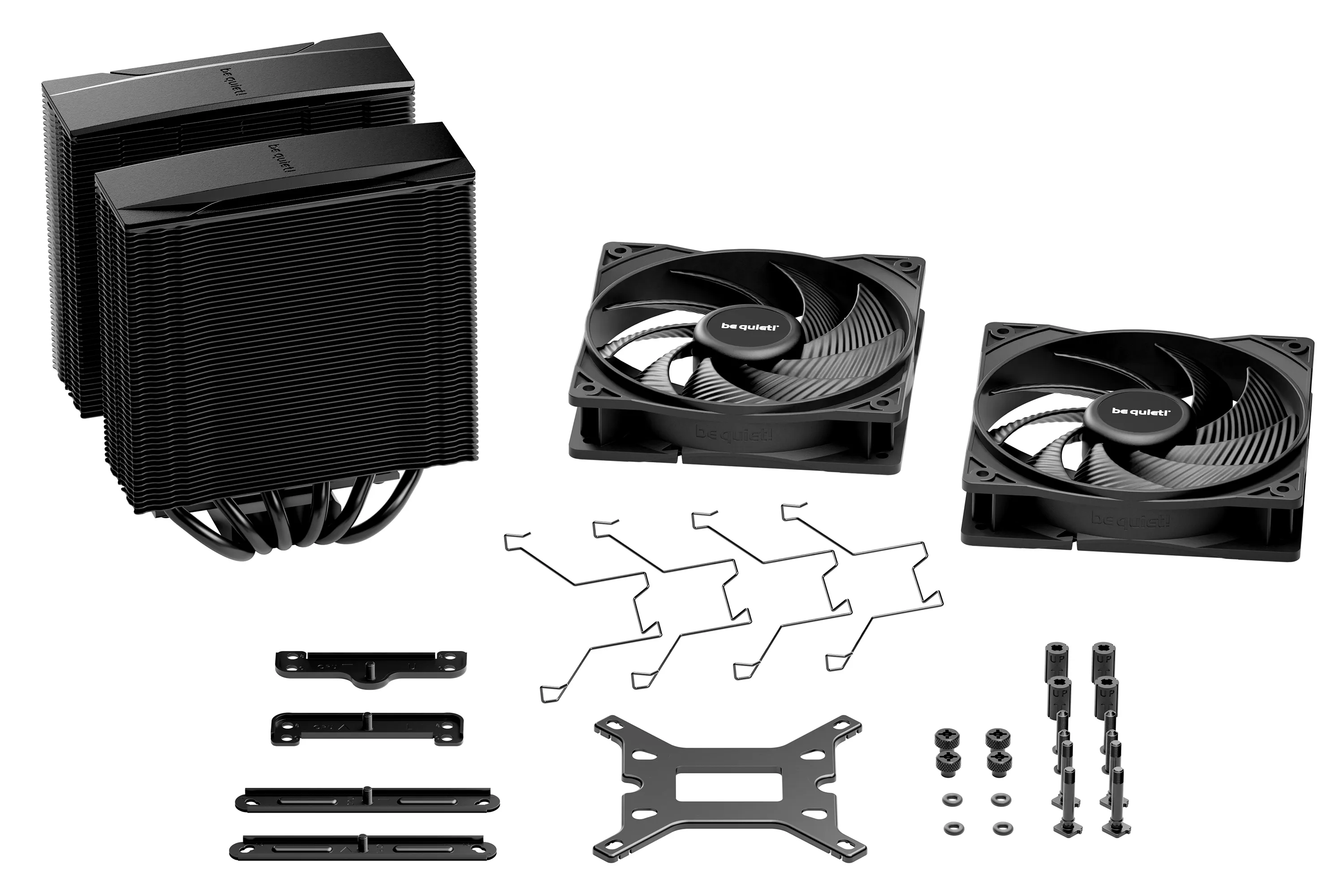 be quiet! Pure Rock Pro 3, 2x120 mm CPU Cooler, Black