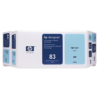 HP No. 83 value pack Lt.cyan ink, printhead + cleaners