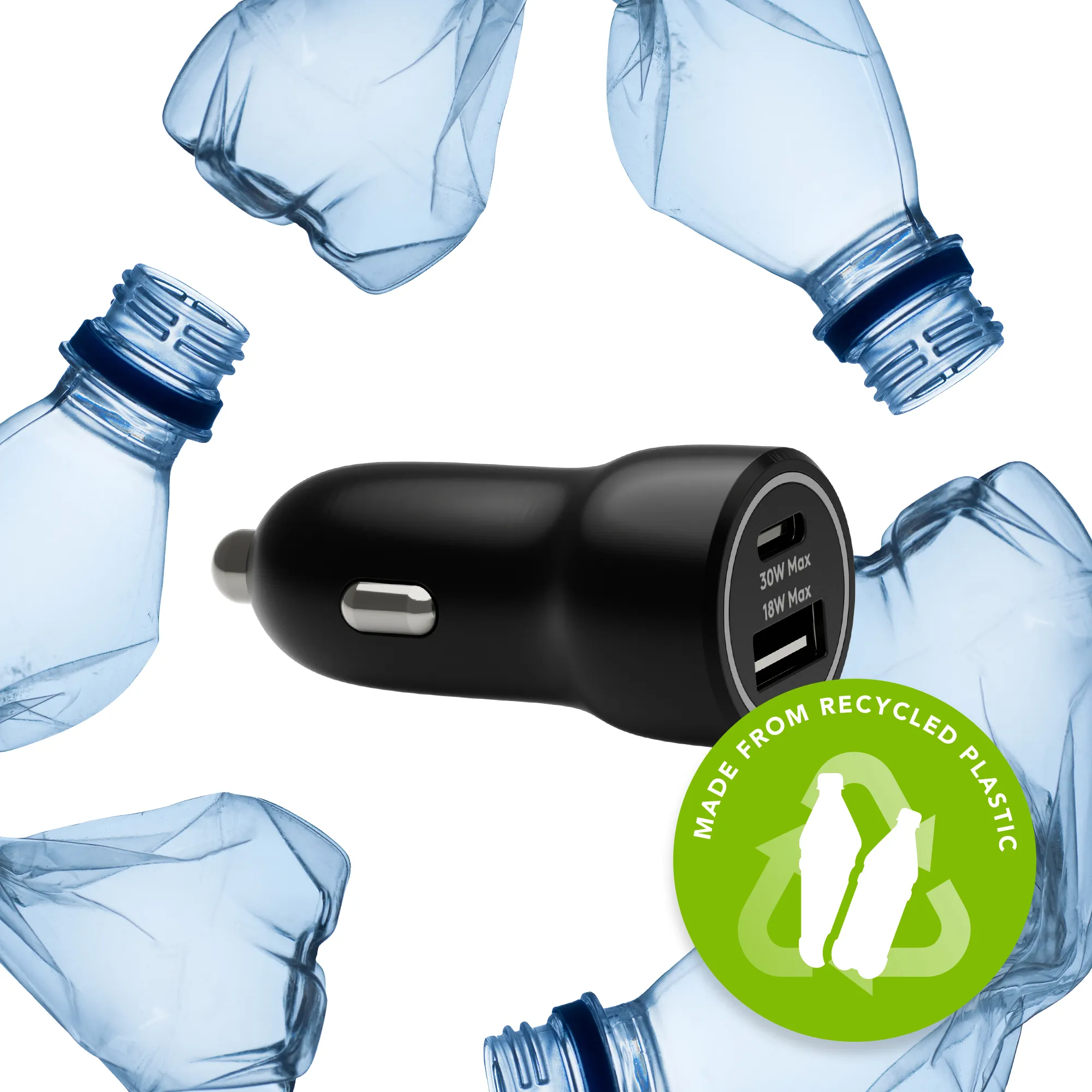 DBRAMANTE Re-Charge, 1 x USB-C, 1 x USB-A, 30W, PD 30W - Car Charger