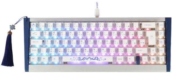 Ducky Year of the Dragon 2024 Limited Edition Mechanical Gaming Keyboard, MX2A Purple, Oriental Crystal