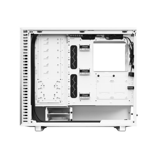 Fractal Design Define 7 - Mid Tower case with window, White / Clear Tint