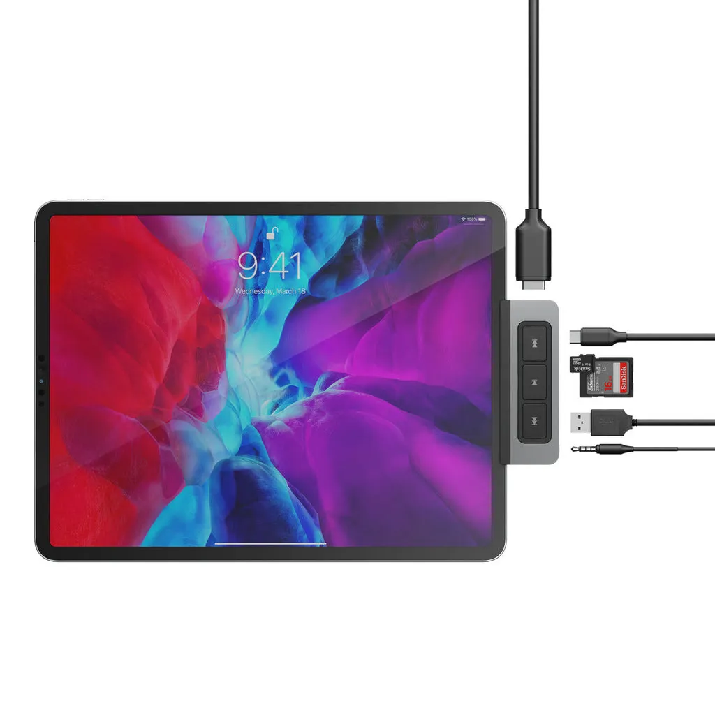 HyperDrive Media 6in1 USBC iPad Pro/Air