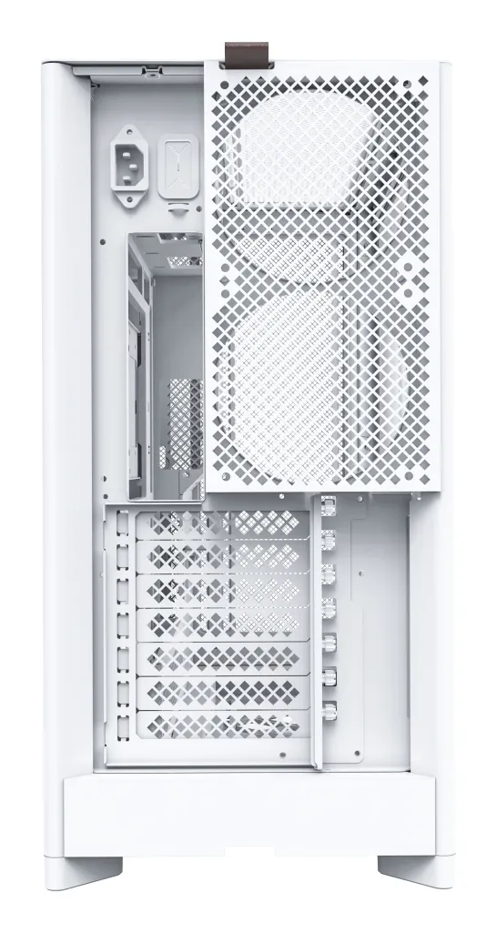 Montech HS01, Mesh -miditornikotelo, Valkoinen Montech HS01, Mesh -miditornikotelo, Valkoinen