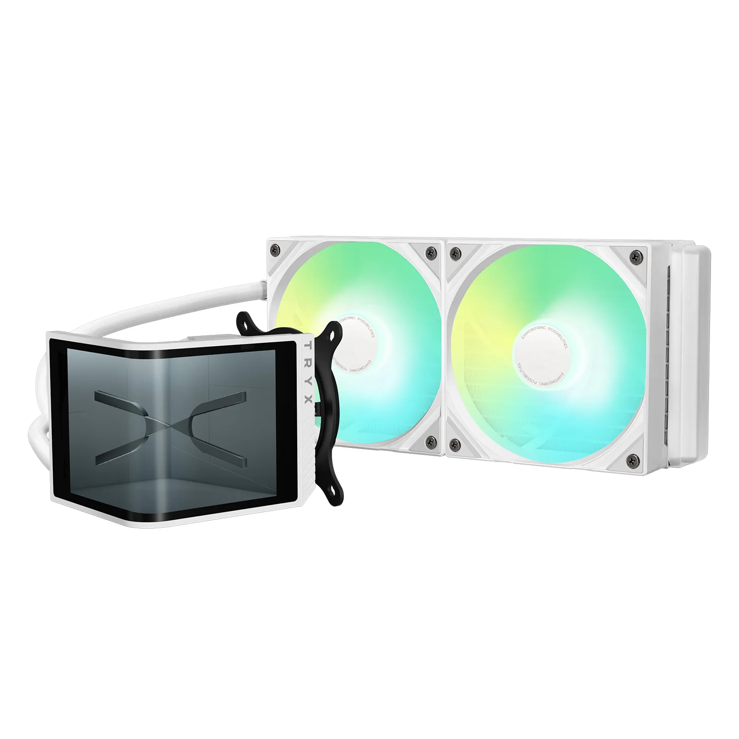 TRYX PANORAMA SE 240 mm AIO Liquid Cooler ARGB White