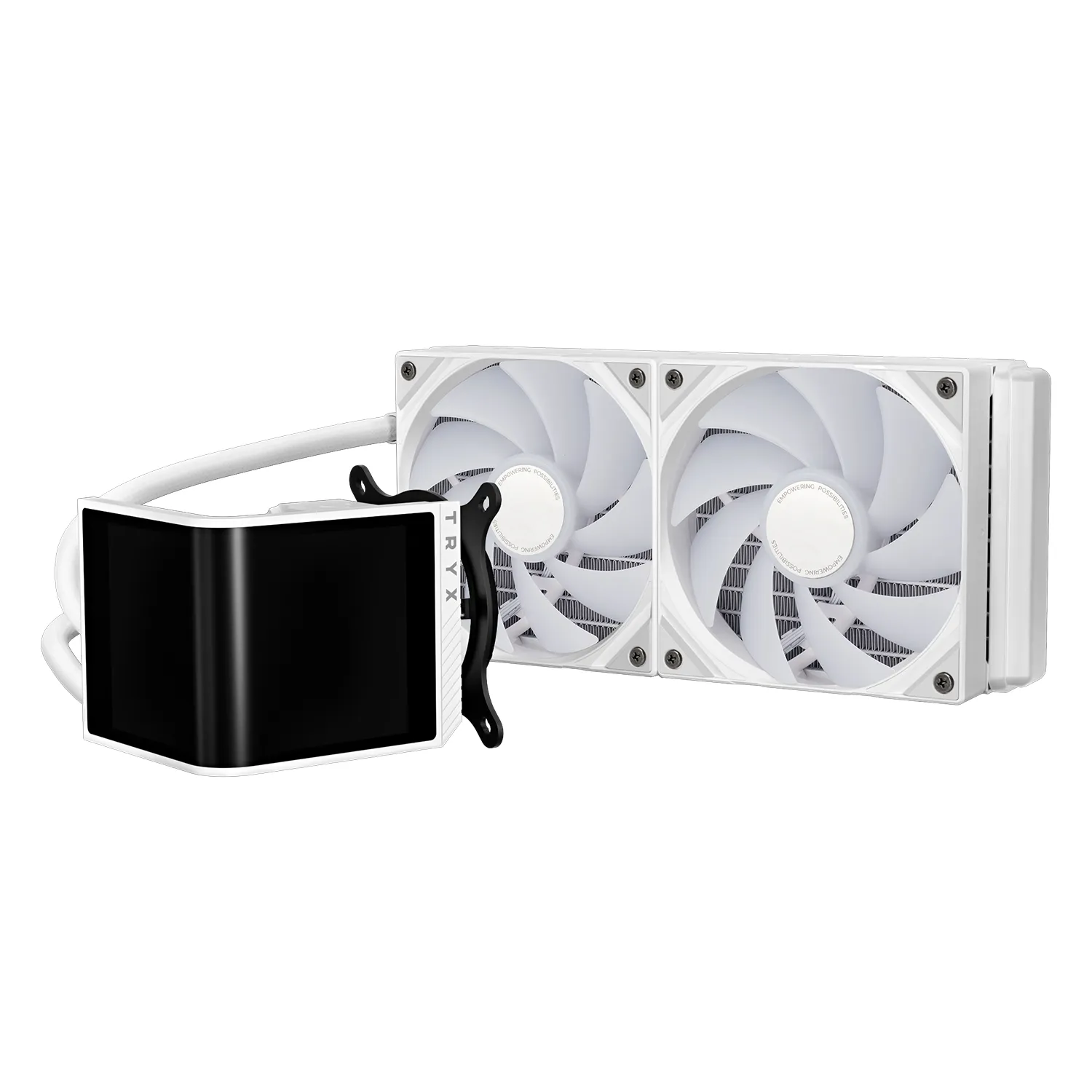 TRYX PANORAMA SE 240 mm AIO Liquid Cooler ARGB White