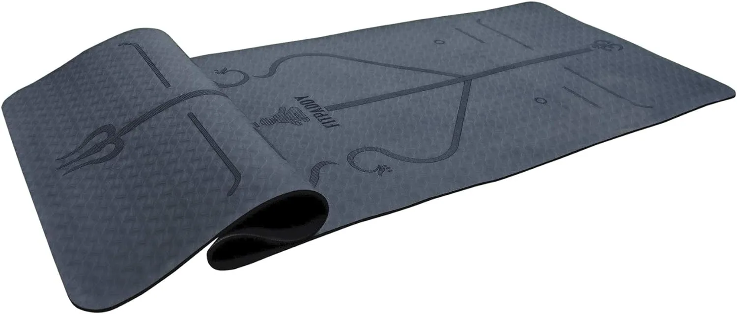 FITPADDY MAT01BL Yogamatta 183 Centimeter Svart