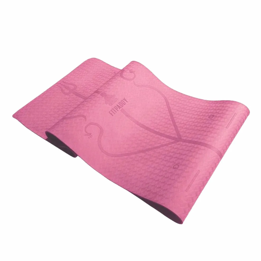 FITPADDY MAT01PK Yogamatta 183 x 61 cm Rosa