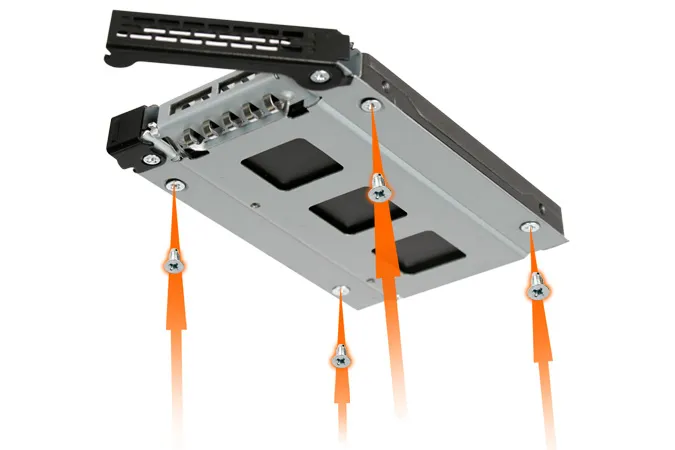ICY DOCK 1x 2.5" to 12.7mm Slim-ODD/Slim-FDD bay mobile rack SATA/SAS