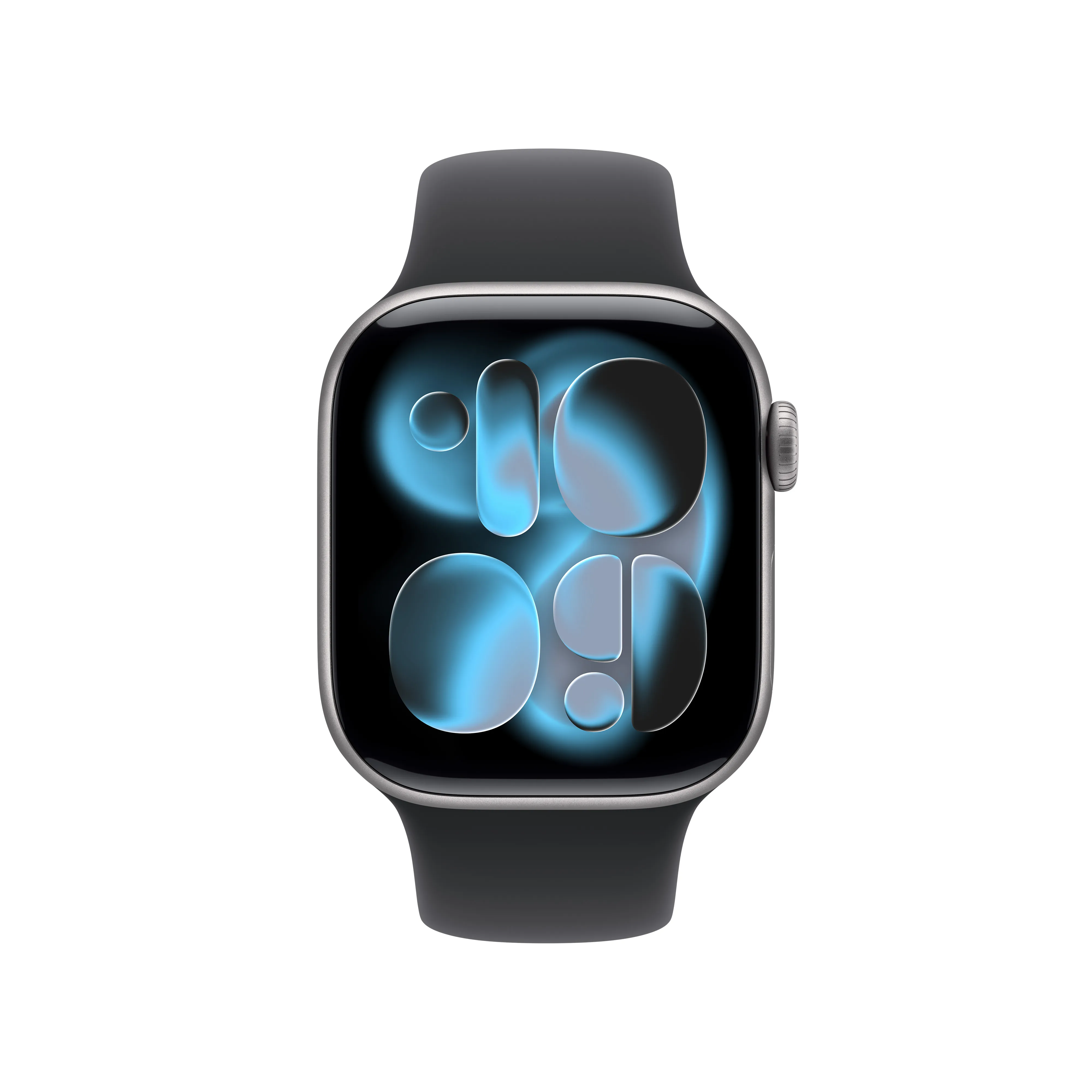 Apple Watch Series 11 (GPS) 42mm Space Grey Aluminium Case with Black Sport Band, S/M