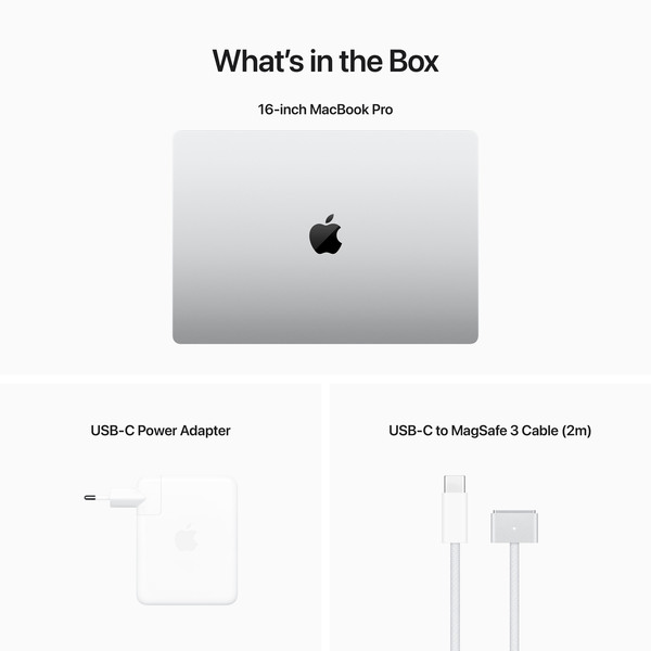 Apple MacBook Pro 16&quot;, M2 Pro (12C CPU / 19C GPU), 16GB, 512GB, macOS - notebook, Silver, MNWC3