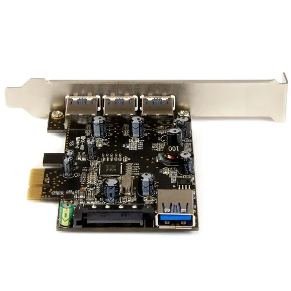 StarTech PEXUSB3S42 4-Port PCI Express x1 USB 3.2 Gen 1 Expansion Card