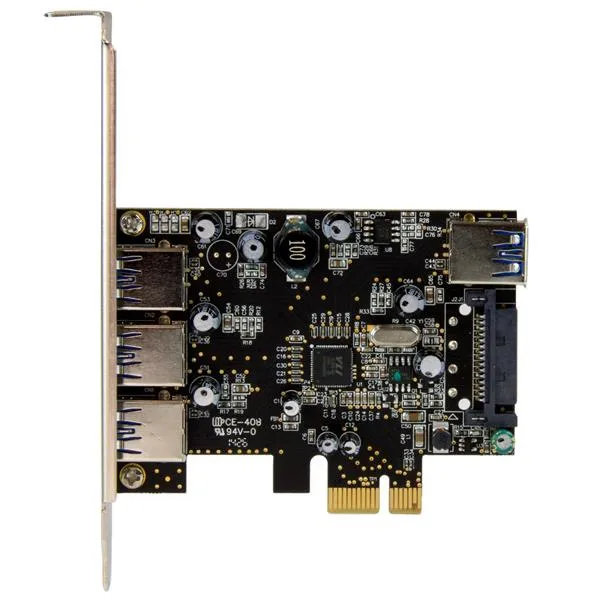 StarTech PEXUSB3S42 4-Port PCI Express x1 USB 3.2 Gen 1 Expansion Card