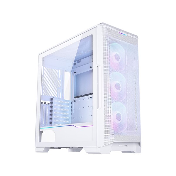 Phanteks Eclipse P500 Air ATX Case, Tempered Glass,DRGB, Matte White