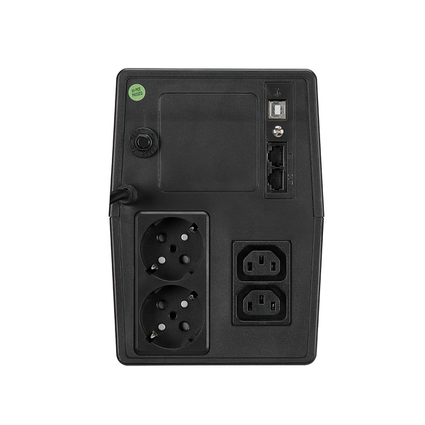 UPS, 2000VA,1200W,SCHUKO*2+IEC*2,12V/9AH*2,LCD Version, 230V