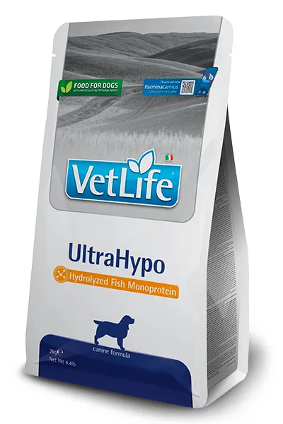 Farmina Vet Life UltraHypo, Dry food for dogs, Adult, Skin and coat, 12kg