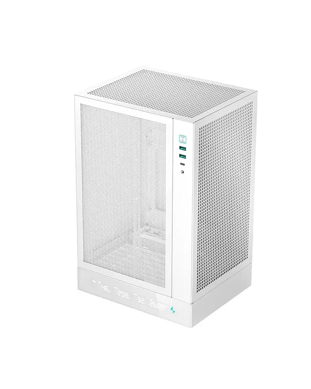 Deepcool CH170 DIGITAL - Mid Tower case, White