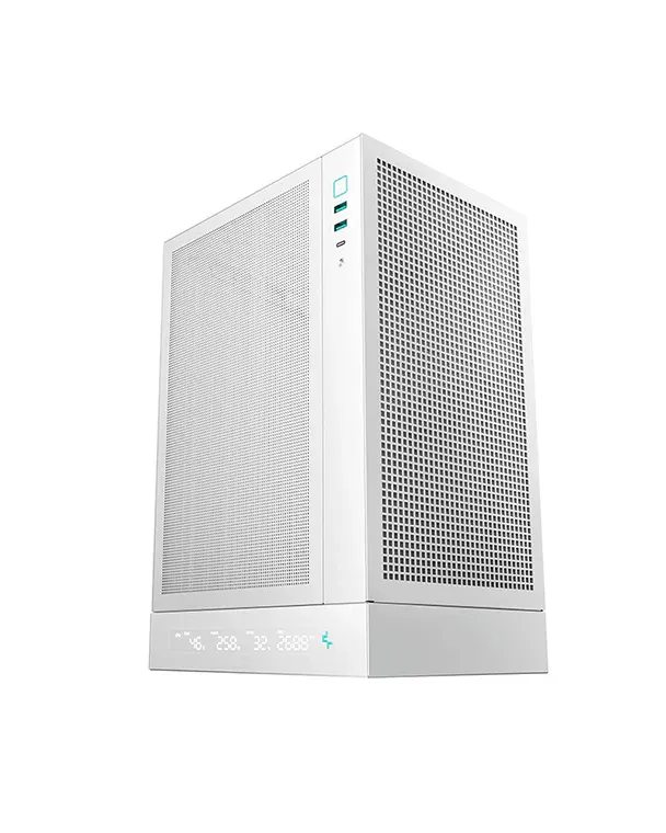Deepcool CH170 DIGITAL - Mid Tower case, White