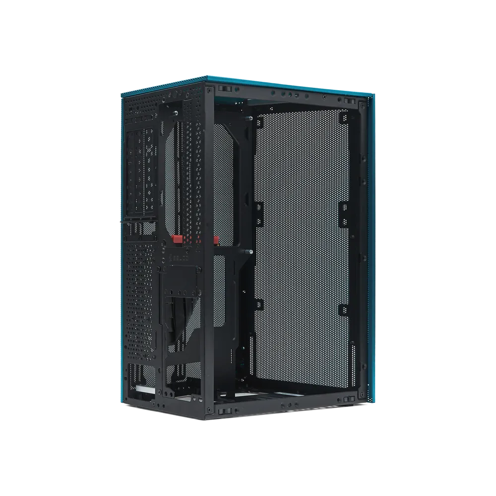 Ssupd Meshroom S V2 Mini-ITX - case, peacock blue, PCIe 4.0