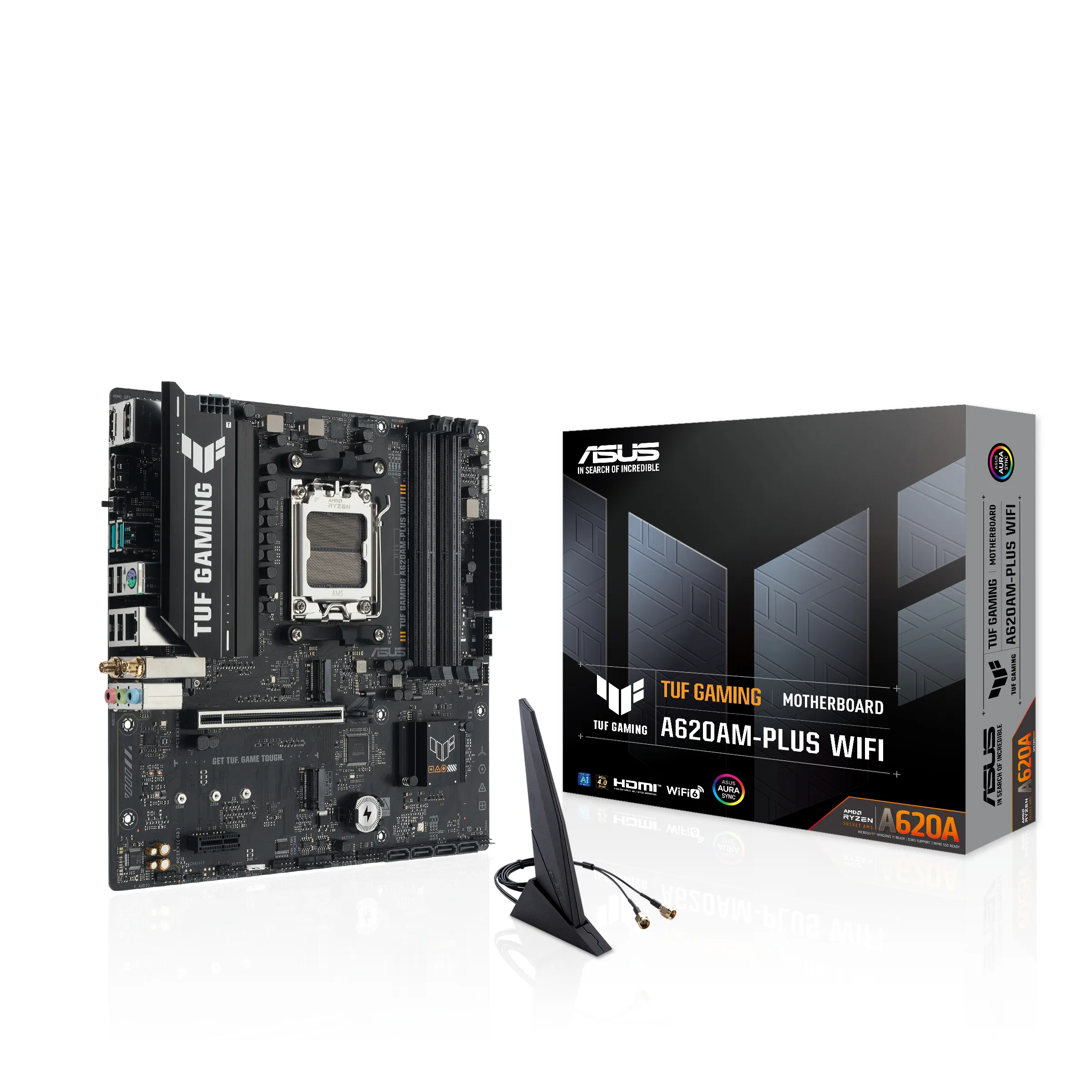 Asus TUF GAMING A620AM-PLUS WIFI AM5 mATX Motherboard Asus TUF GAMING A620AM-PLUS WIFI AM5 mATX Motherboard