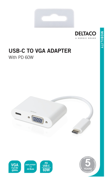 TYPE C TO VGA+PD 60W