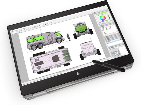 HP ZBook Studio x360 G5 i7-8850H 15.6inch UHD 3840x2160 AG IR Touch 32GB 2x16GB 1TB PCIe P1000 NO WWAN W10PRO64 W3/3/3 DIB PEN