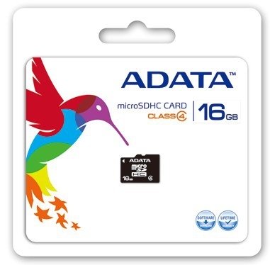 A-Data 16GB - microSDHC +SD Adapter