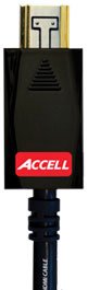 ACCELL AVGrip Pro HDMI-kabel, 19-pin ha-ha, 2m, svart