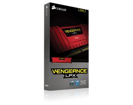 Corsair 16 GB (2 x 8GB) Vengeance LPX, DDR4 2133 MHz - memory, red