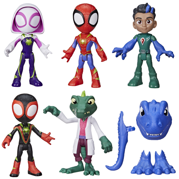 Spidey and his Amazing Friends Dino Webs Heroes &amp; Lizard Set