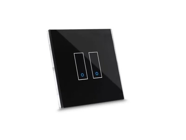 Iotty Smart Switch dubbelknapps frontpanel