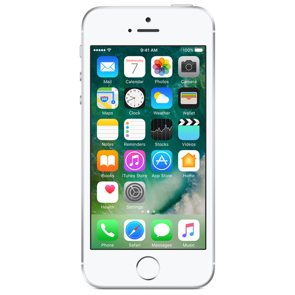 Refurbished iPhone SE 64GB - mobile phone, Silver (Working condition)