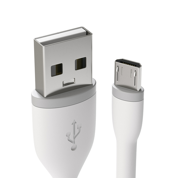 Satechi Flexible Micro-USB Cable - 25 cm, white