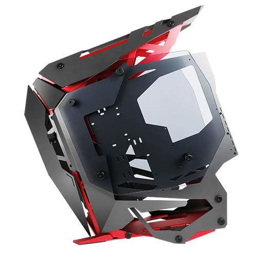 Antec TORQUE, Mid Tower case, window, Black/Red